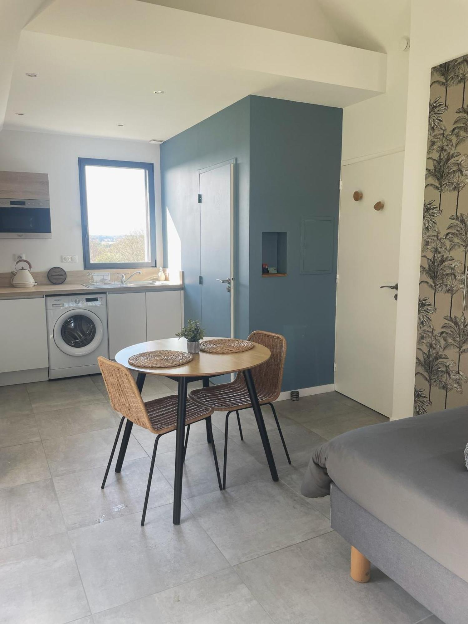 Studio avec terrasse proche de la mer Lancieux Extérieur photo